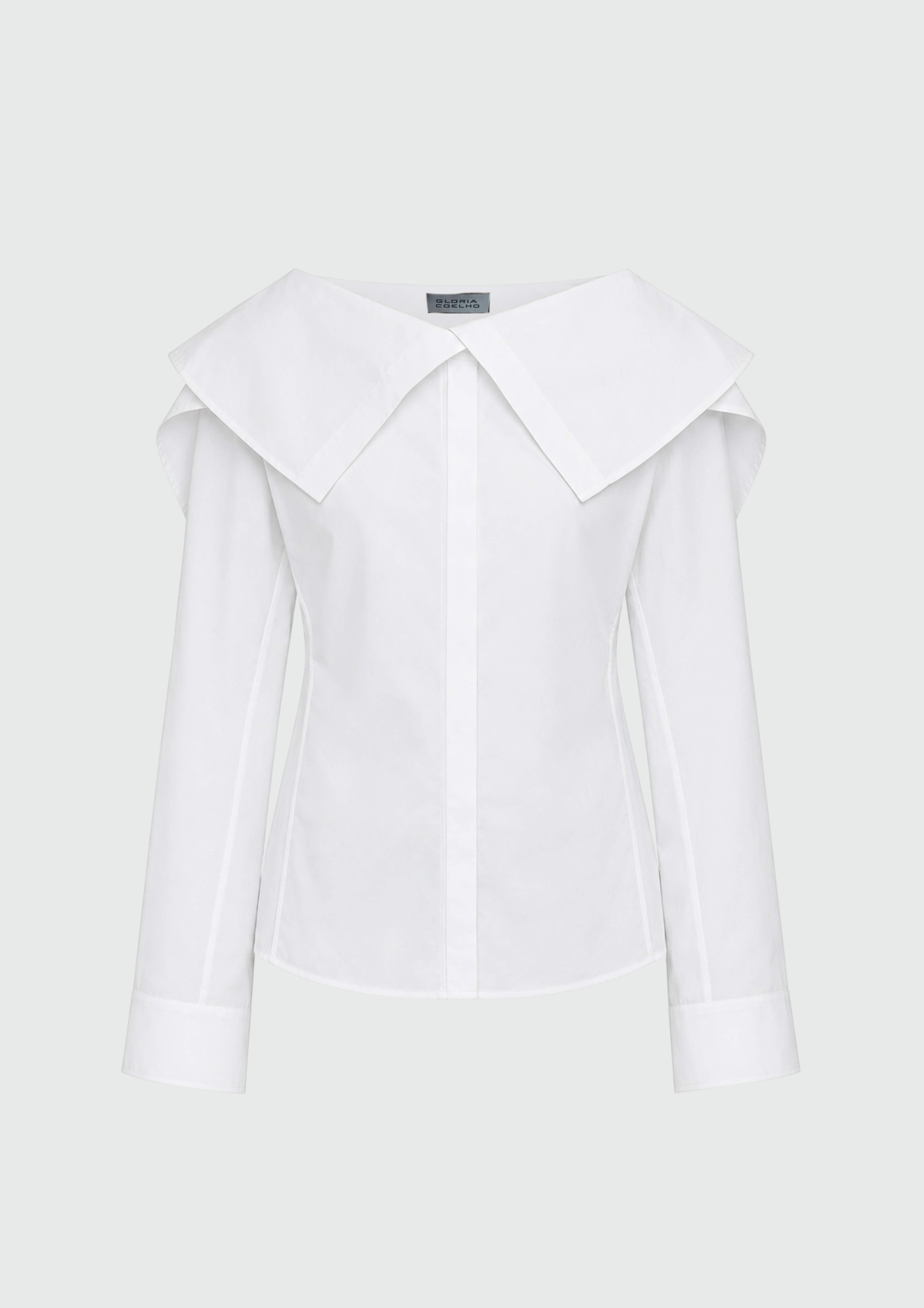 CAMISA COM GOLA VIRADA