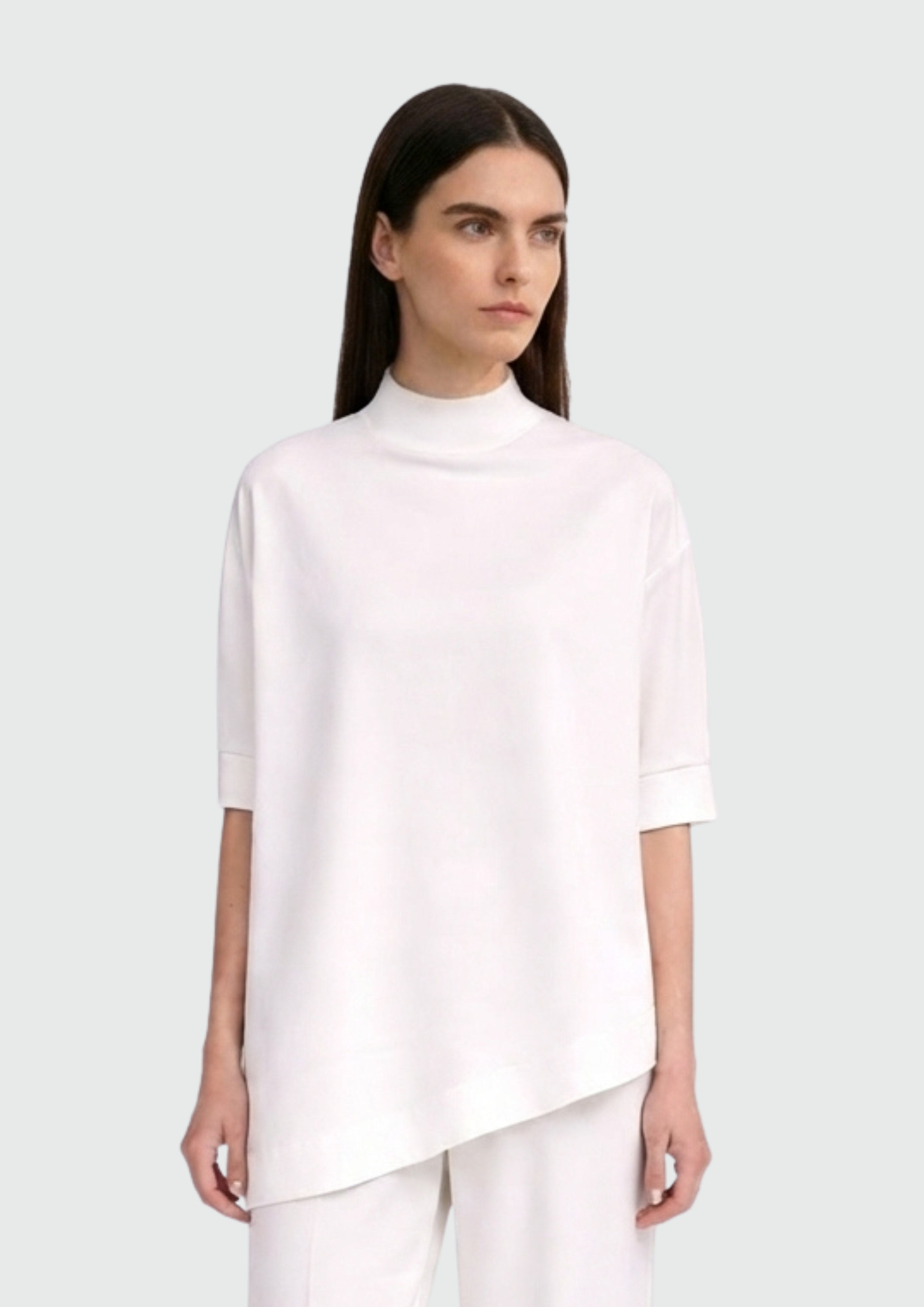 BLUSA BARRA ASSIMÉTRICA