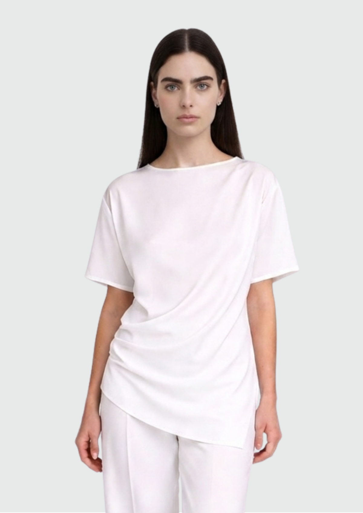 BLUSA COM 3 DRAPEADOS