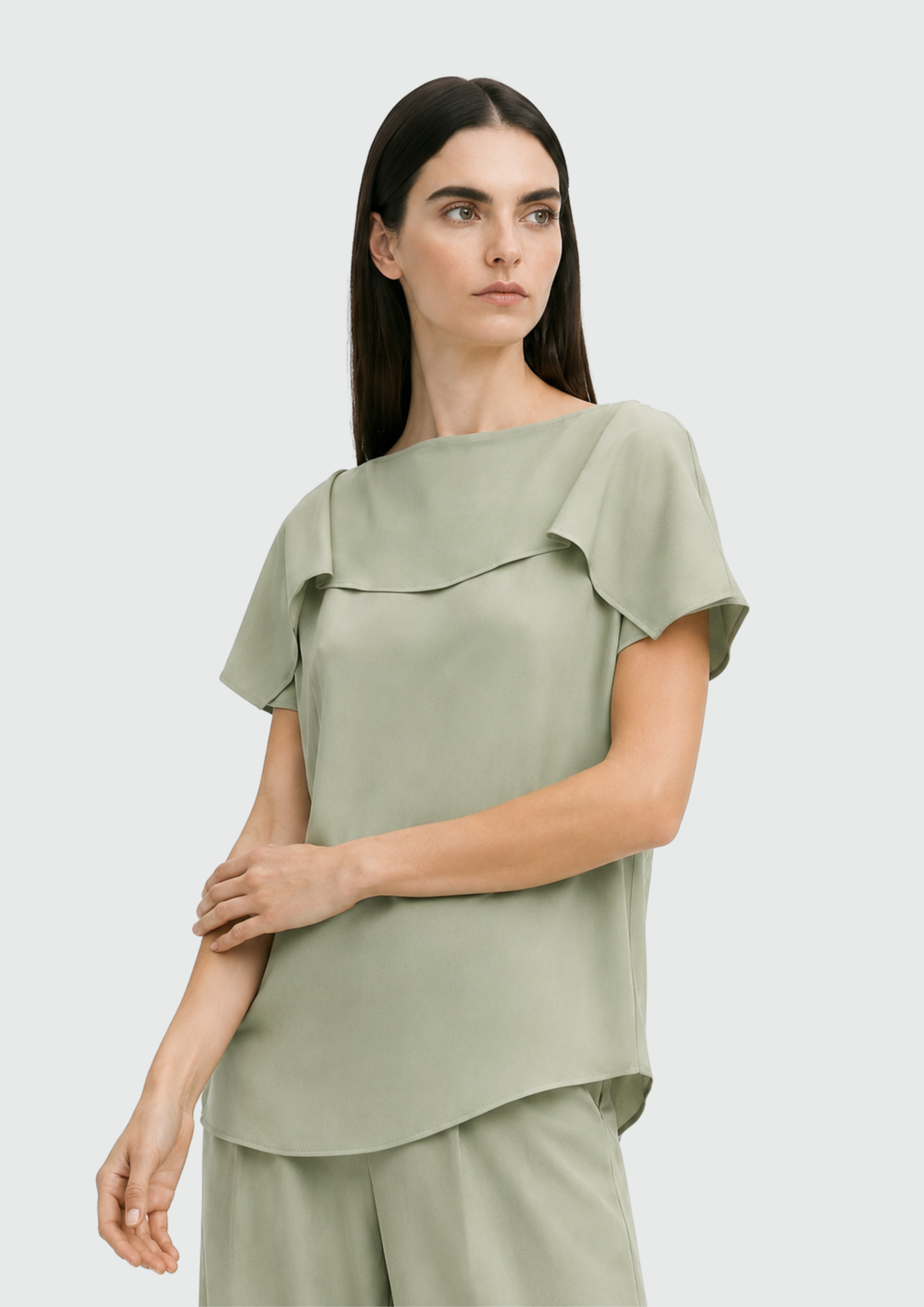 BLUSA MINIVESTE GOLA AMPLA