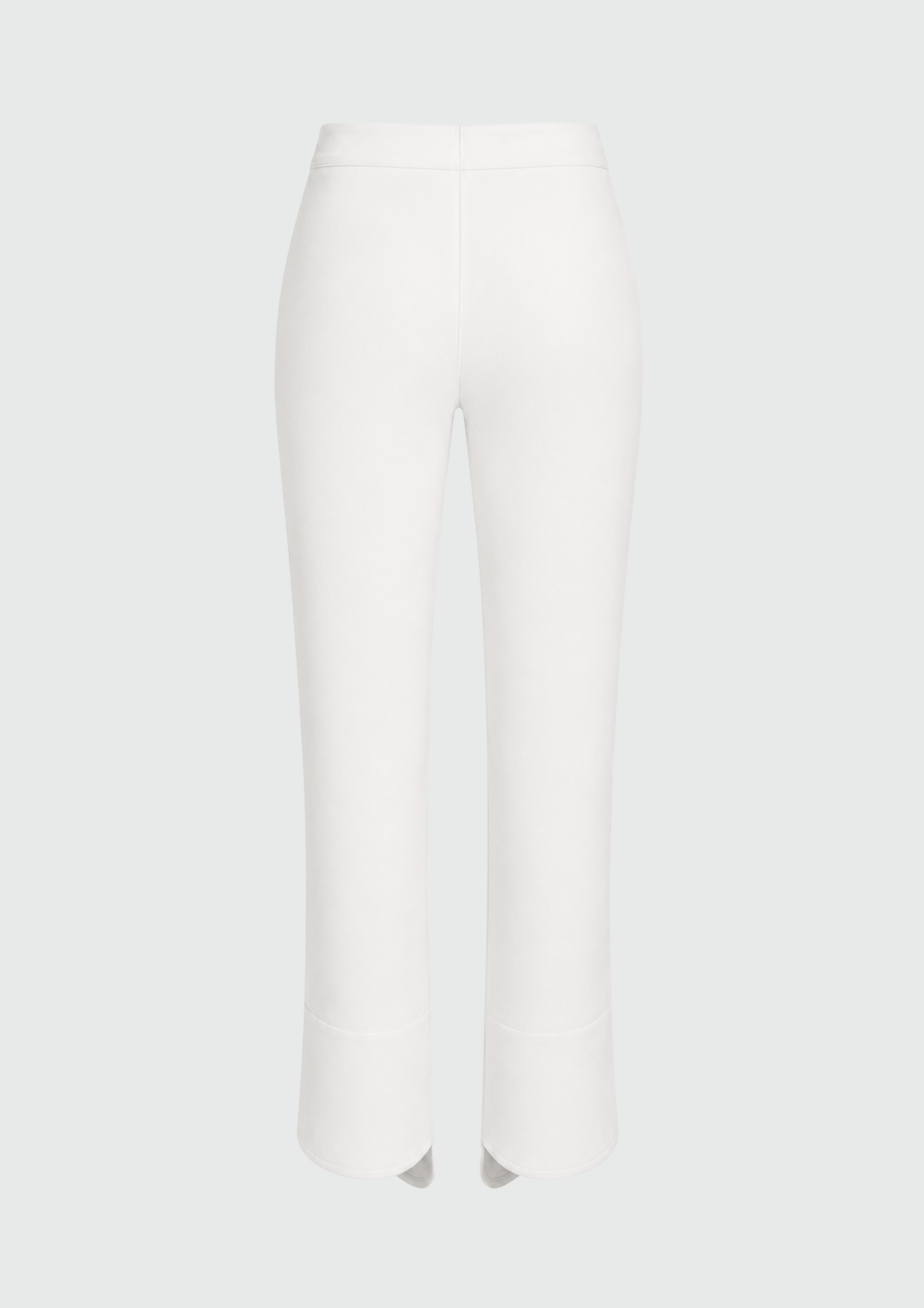 CALÇA RETA ASSIMÉTRICA DE JERSEY
