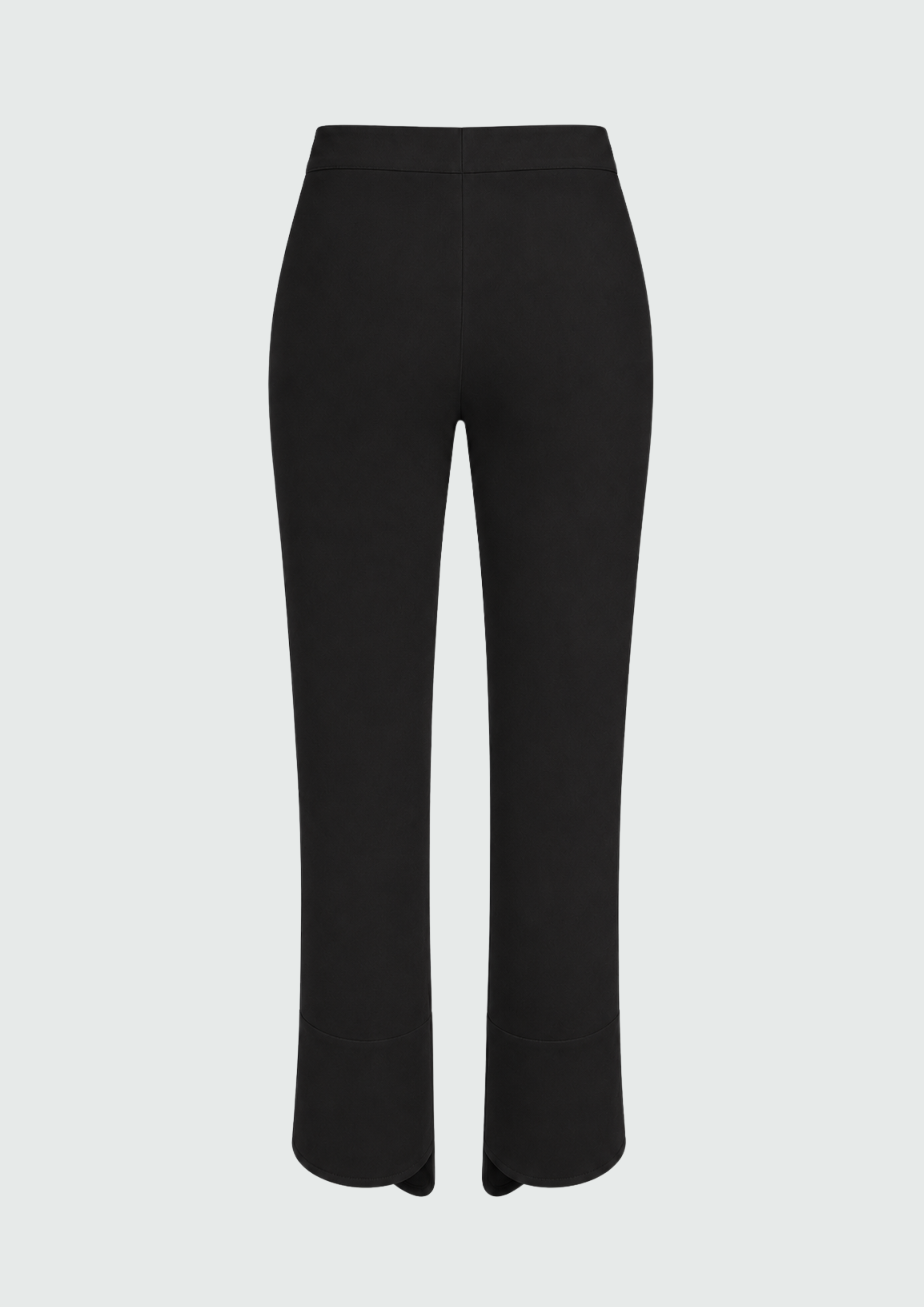 CALÇA RETA ASSIMÉTRICA DE JERSEY