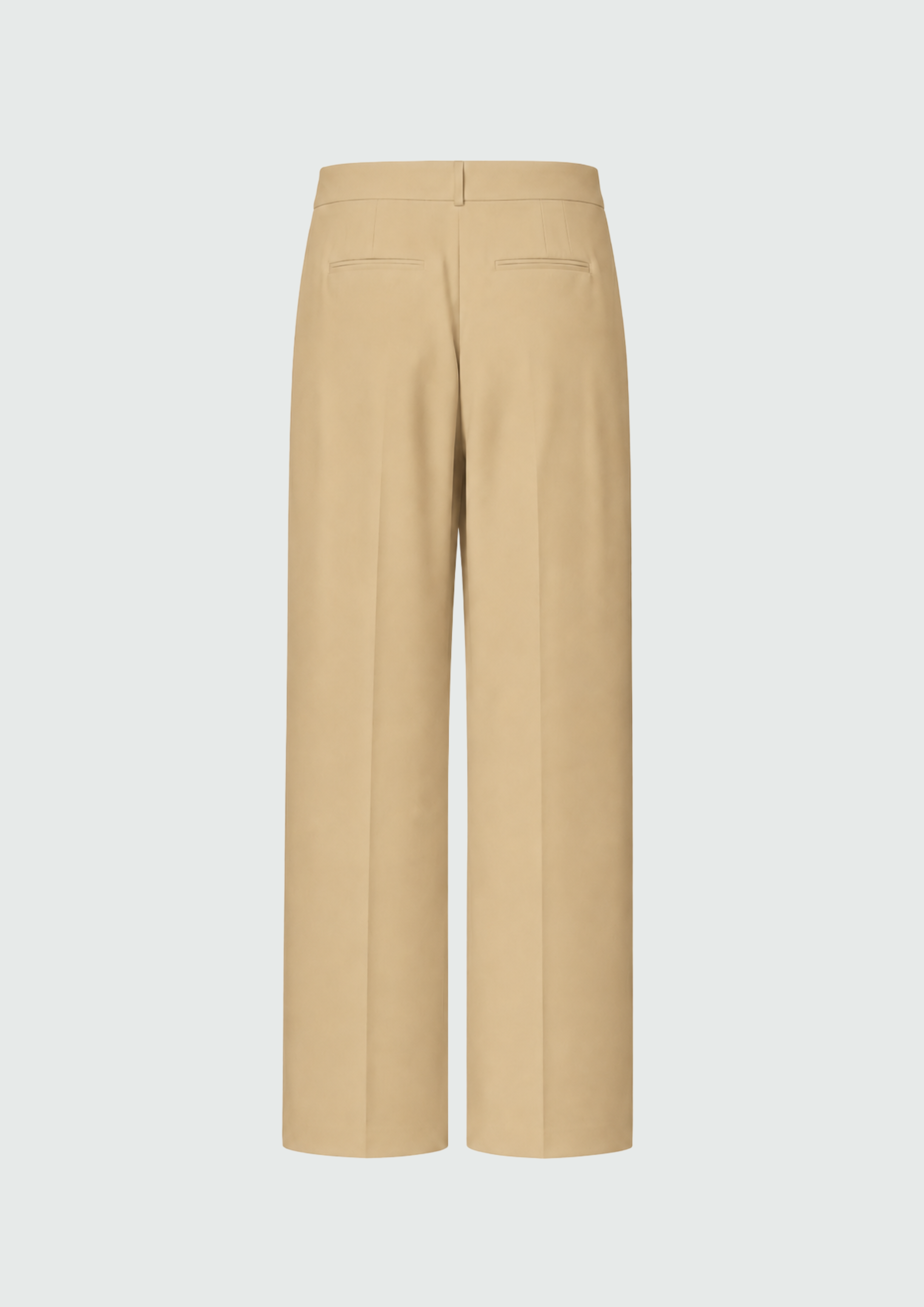 CALÇA RETA AMPLA DE CREPE