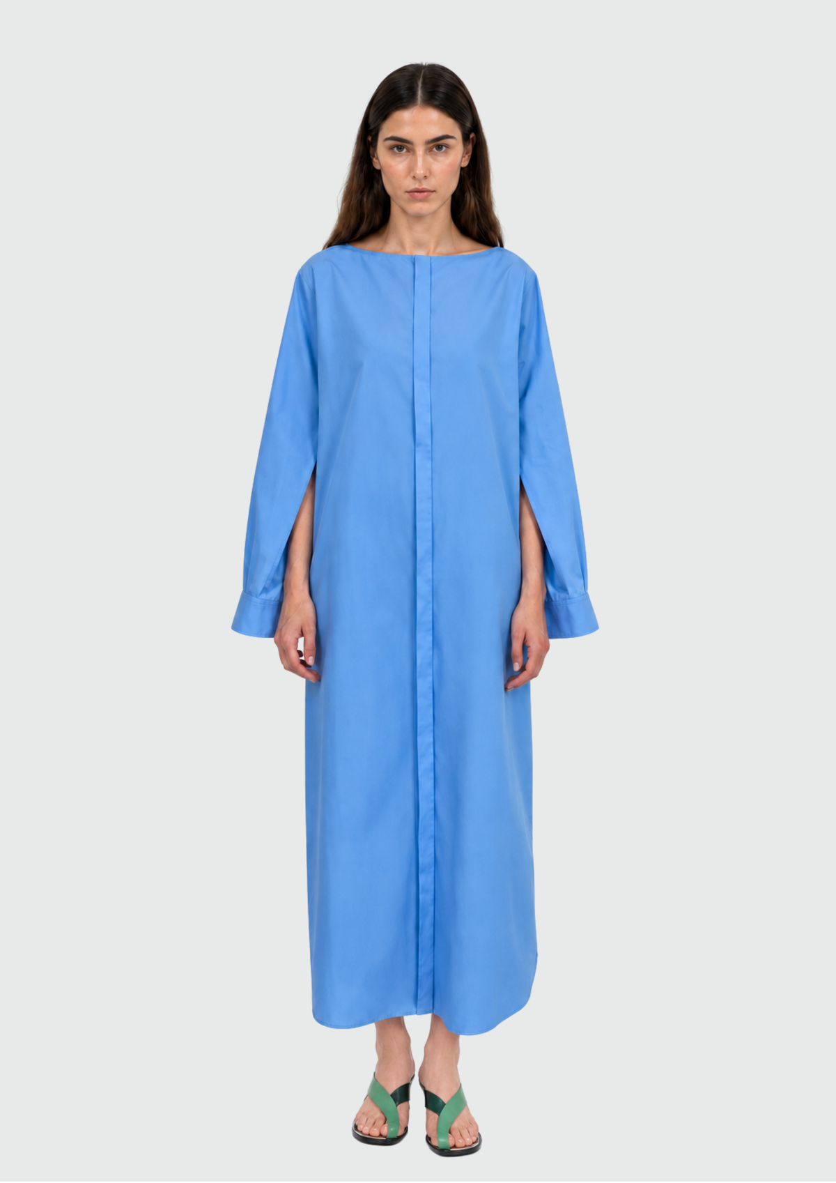 VESTIDO CAMISA GOLA CANOA
