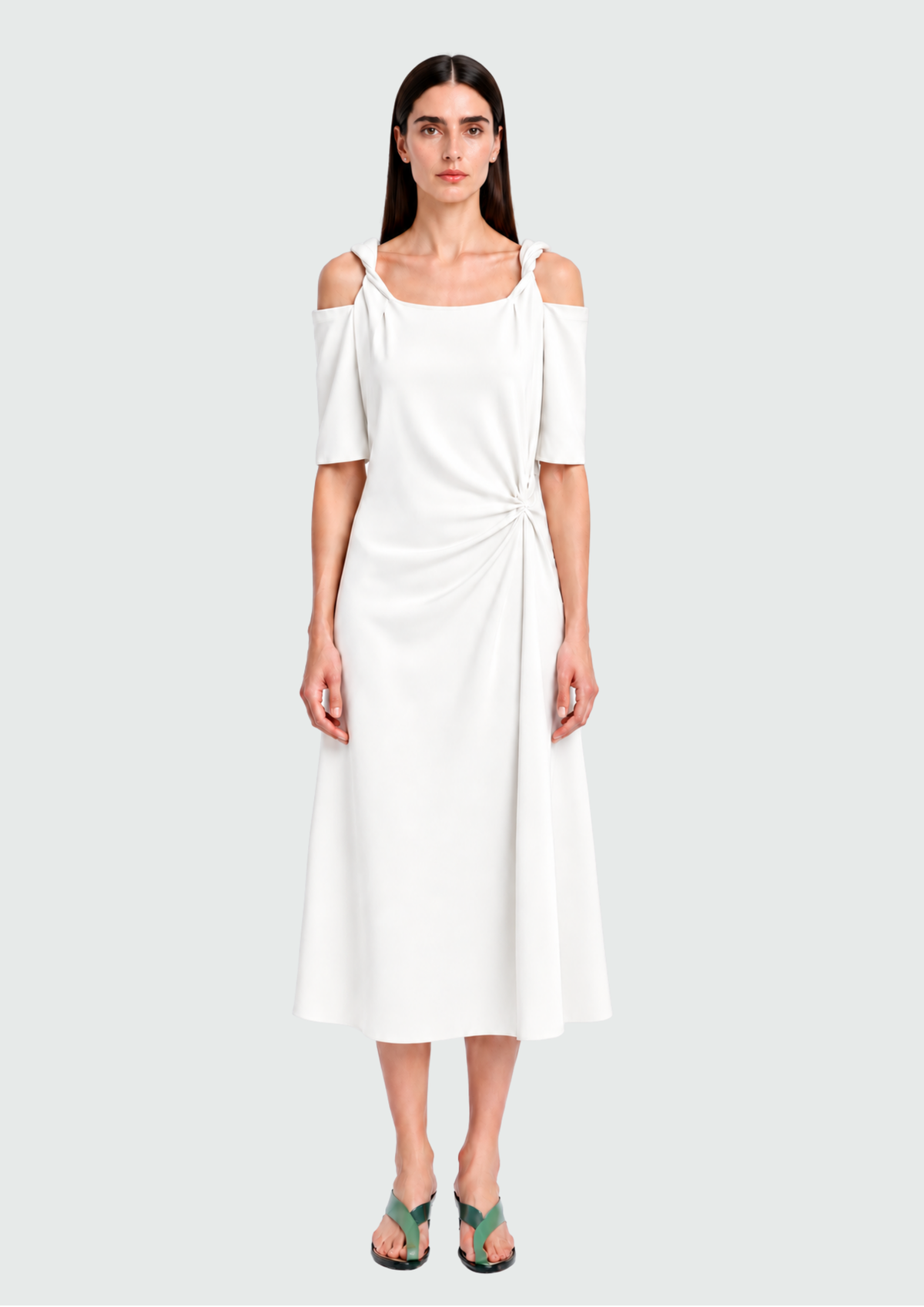 VESTIDO TORCIDO NA CINTURA