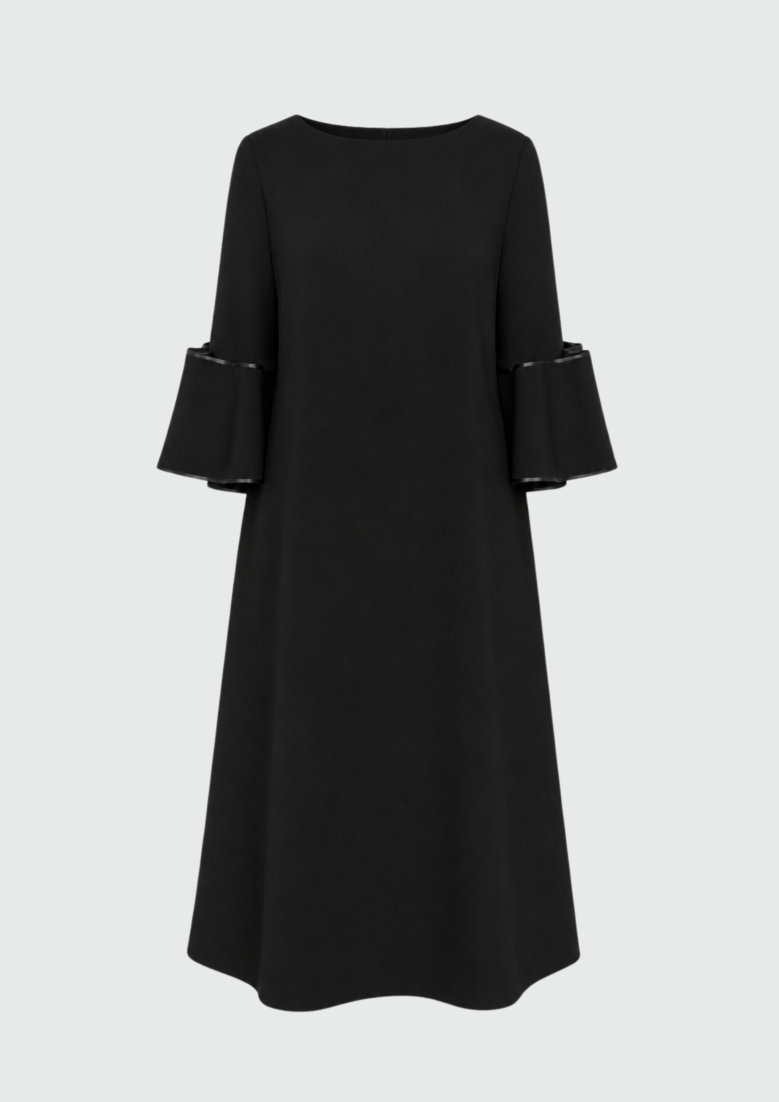 VESTIDO DETALHE NAS MANGAS