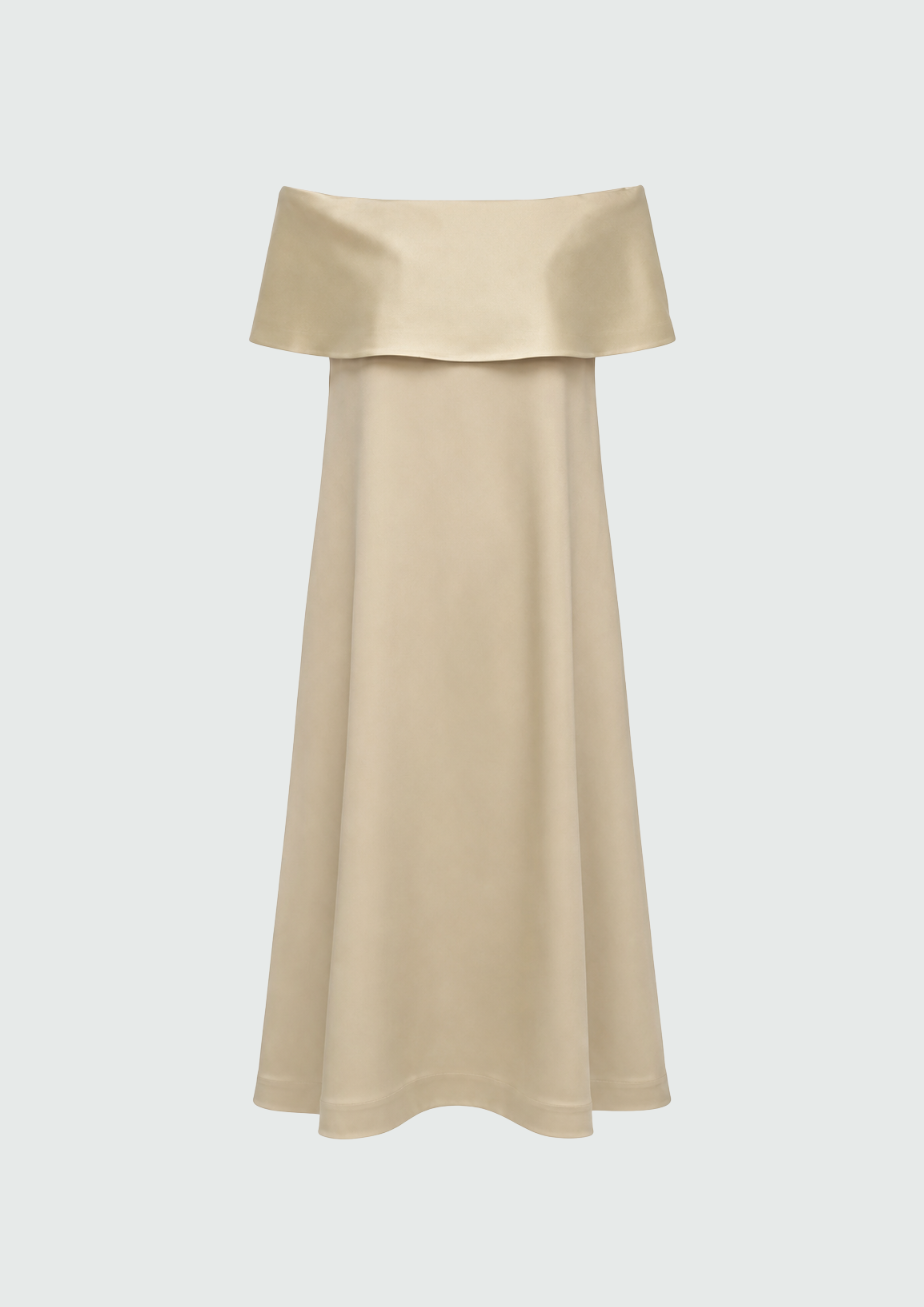 VESTIDO MIDI OMBRO A OMBRO