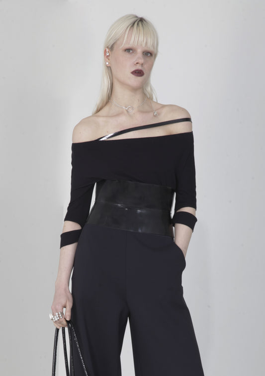 CINTO DE COURO ESPARTILHO