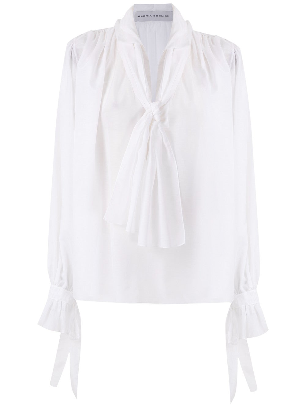 CAMISA MANGA AMPLA SEDA
