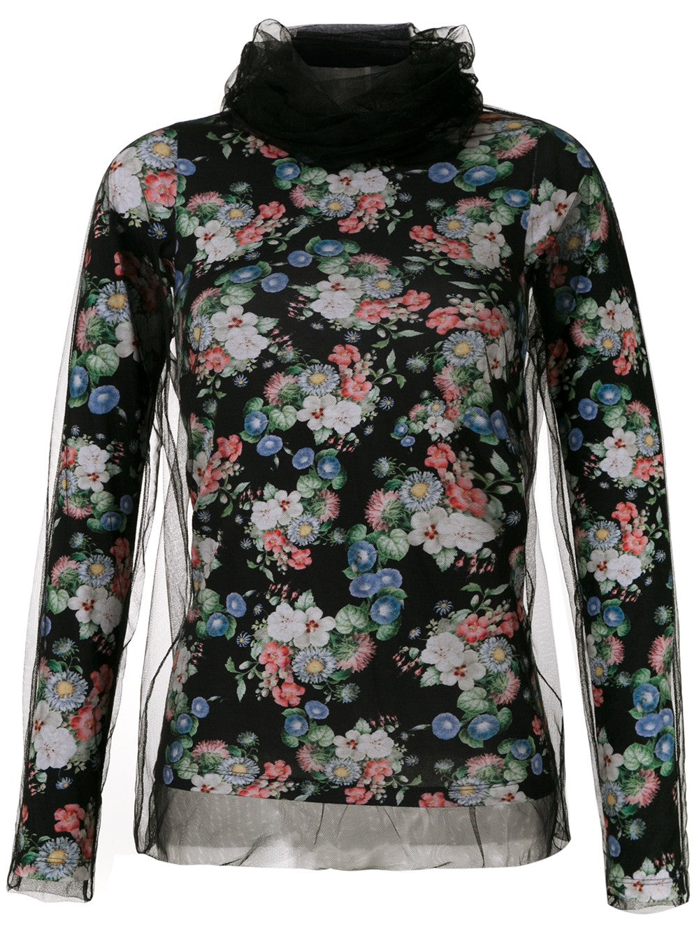 CAMISETA ESTAMPA FLOR TULE