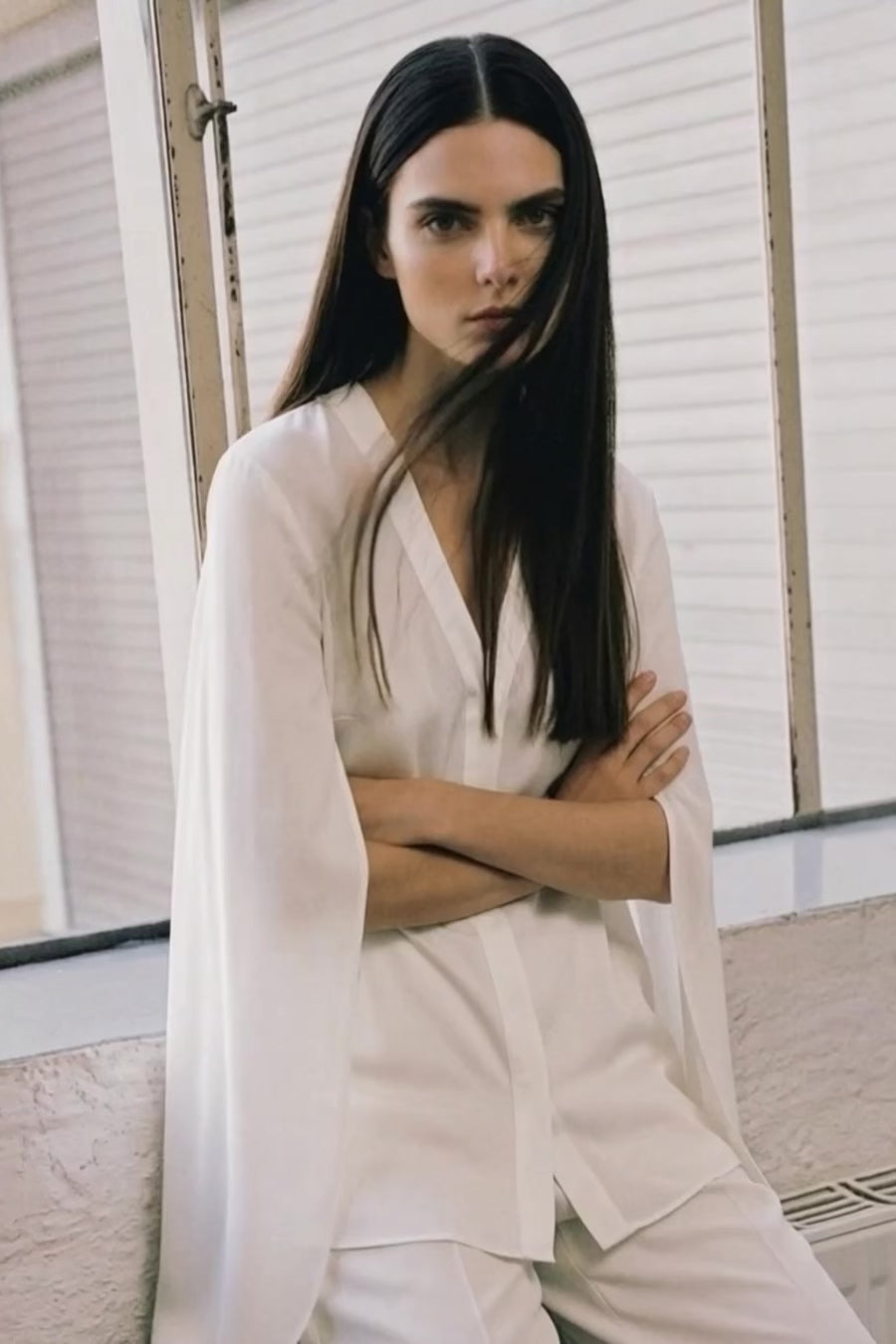 TÚNICA COM MANGA KIMONO