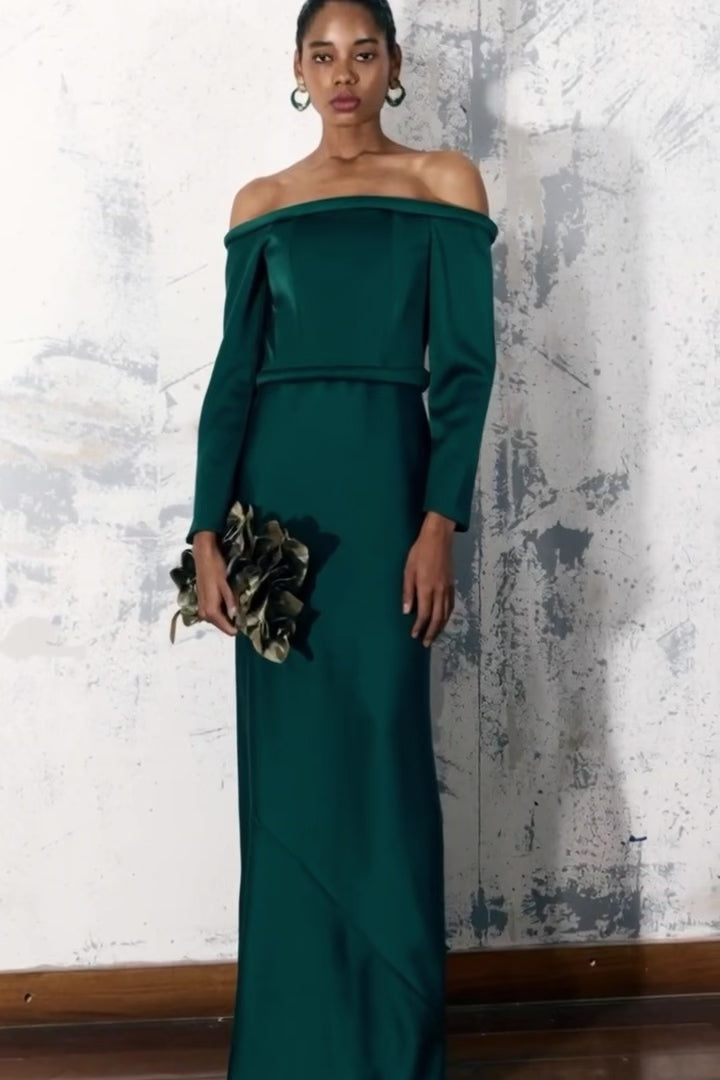 VESTIDO OMBRO A OMBRO CORSELET