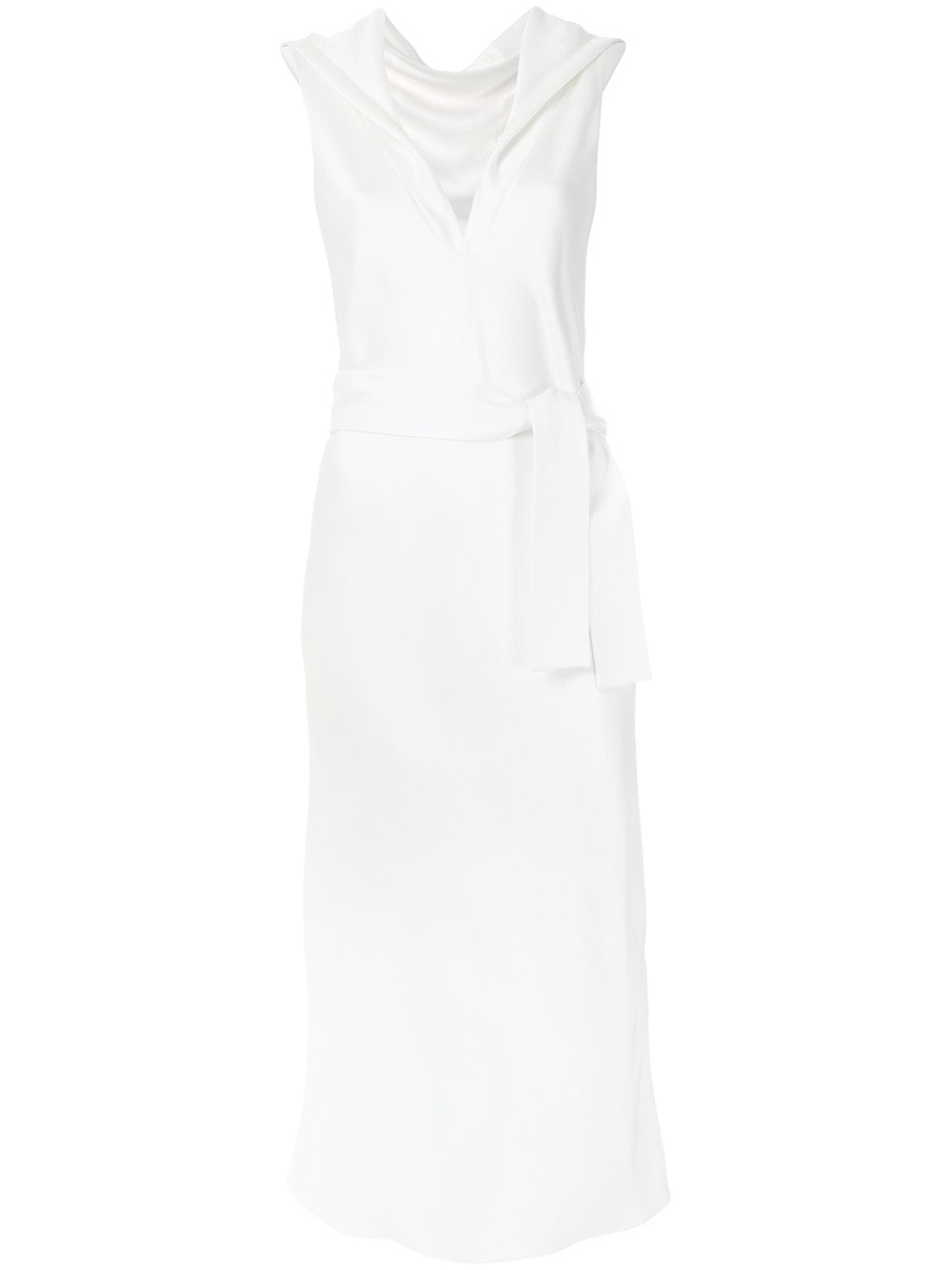 VESTIDO MIDI COM CAPUZ